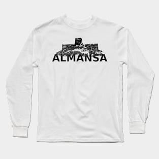 Almansa Castle - World Cities Series by 9BH Long Sleeve T-Shirt